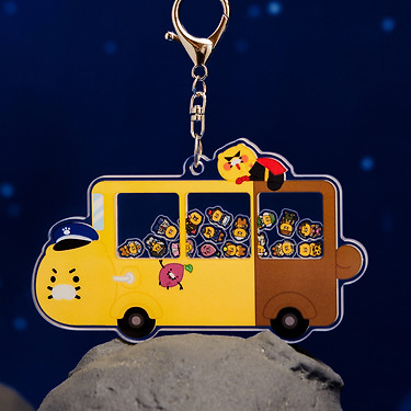 KAKAO FRIENDS - Acrylique Porte-cles Chunsik