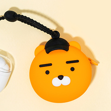 KAKAO FRIENDS - Silicone Pochette Ryan Chapeau(BLACK)