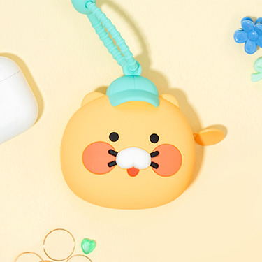 KAKAO FRIENDS - Silicone Pochette Chunsik Chapeau(MINT)