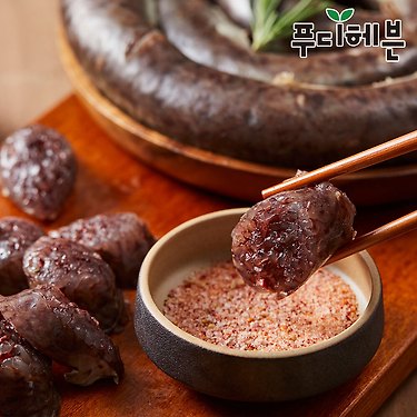 [톡딜] 국내산 돈소창 찰순대 1kg (5,900원/무배)