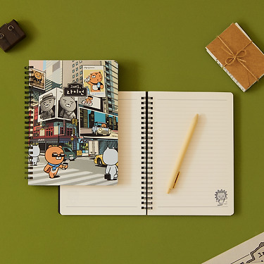 KAKAO FRIENDS - Ryan Carnet(Gris) Ryan