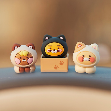 KAKAO FRIENDS - Voiture Mini Figurine Set