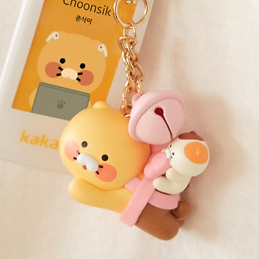 KAKAO FRIENDS - Chunsik Figurine Porte-cles Ruban Chunsik