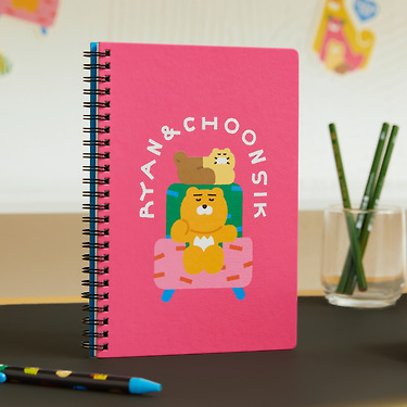 KAKAO FRIENDS - XFriends Carnet(Rose) Ryan&Chunsik