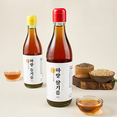 100% 통참깨 침전물 없는 전통방식 참기름/들기름 350ml | 톡딜
