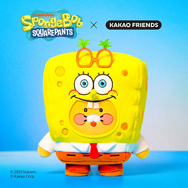 KAKAO FRIENDS - SpongeBobXFriends Peluche SpongeBob Chunsik
