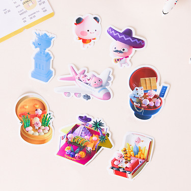 KAKAO FRIENDS - Apeach Autocollant