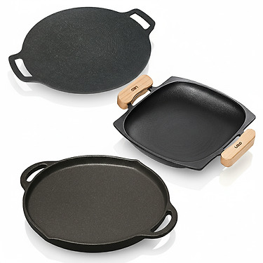 국내산 40cm 대형 캠핑 그리들 3종