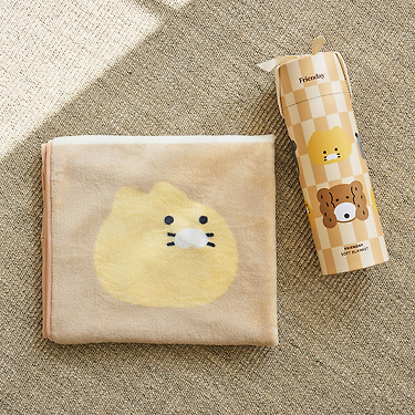 KAKAO FRIENDS - FRIENDAY Couverture Beige Chunsik