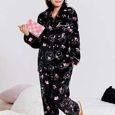 KAKAO FRIENDS - Noir Femme Pyjama Chunsik
