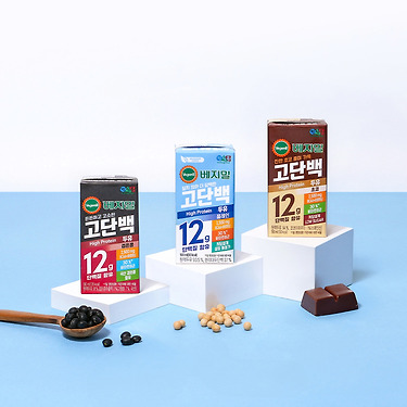 베지밀 고단백두유 플레인 190ml 48팩