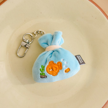 KAKAO FRIENDS - Porte-cles Peluche Chunsik