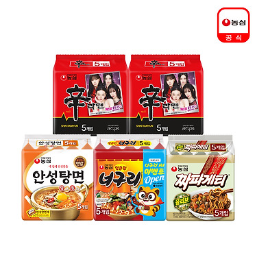 농심 신안너짜 25입 (신10+안5+너5+짜5)