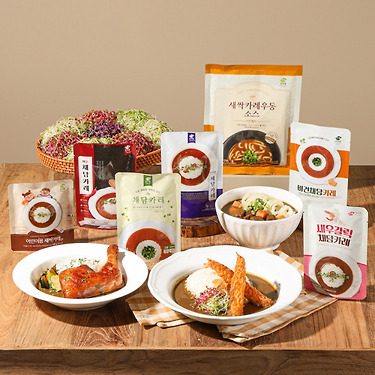 채담카레 160g 10개 + 새우갈릭 2개 증정