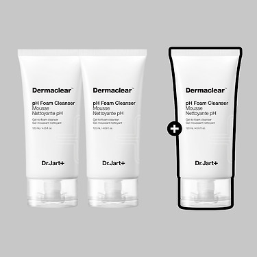 더마클리어 ph/클렌징 폼 120ml 3개