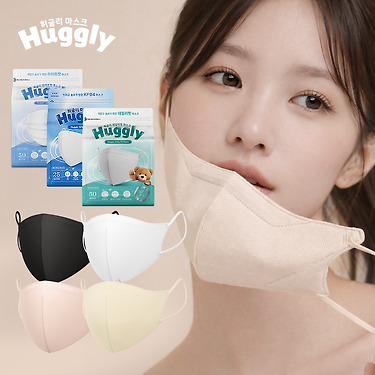 허글리 KF94 새부리형 마스크 100매