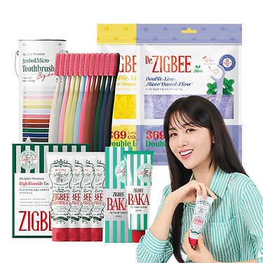 지그비 구취케어 치약 117g 4개입