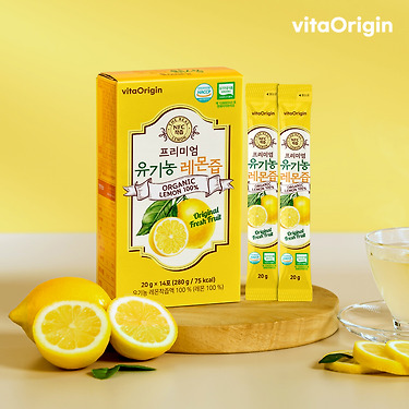 유기농 레몬즙 14포 4박스