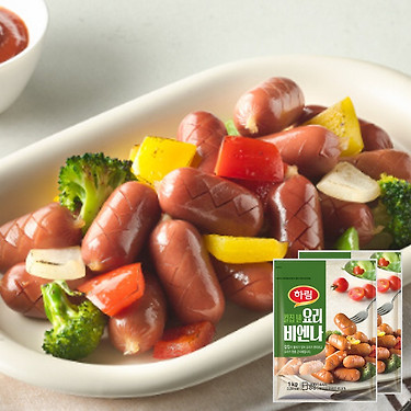 하림 칼집 요리비엔나 1kg 2봉