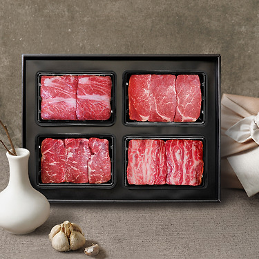 한우 1++ 혼합용 구이용 선물세트 1kg