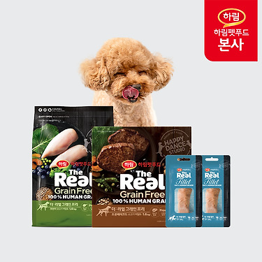 하림펫푸드 더리얼 그레인프리 크런치 닭고기 어덜트 1.6kg