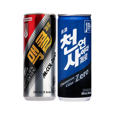 [톡딜] [카카오톡] 천연사이다 제로 250ml X 30캔 (11,900원/무료)