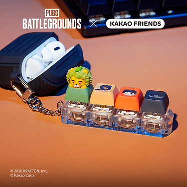 KAKAO FRIENDS - XFriends LED CasquettePorte-cles Vert Friends