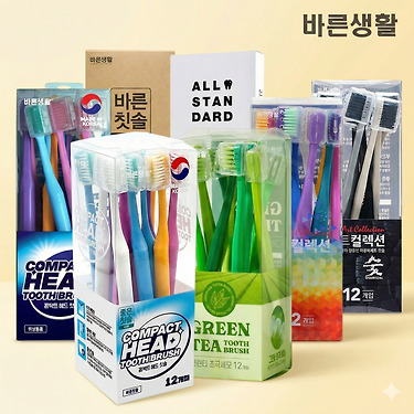 바른생활 칫솔 34입