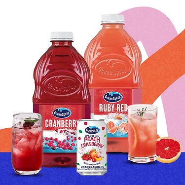 오션스프레이 자몽, 크랜베리주스 1.89L 2병