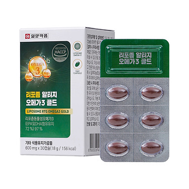 [톡딜] 일양약품 리포좀 알티지 오메가3 골드 30캡슐