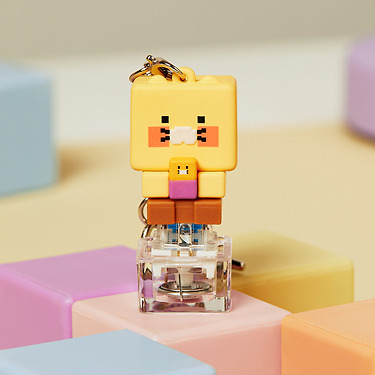KAKAO FRIENDS - LED Casquette Figurine Porte-cles Chunsik