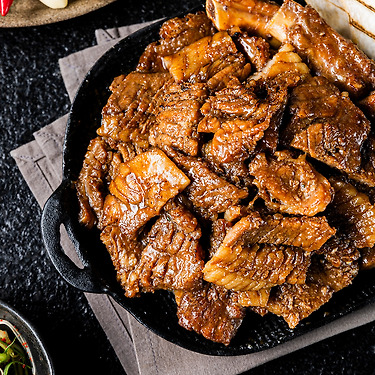 수제 양념 돼지갈비 500g