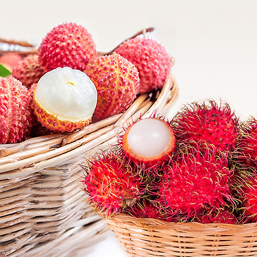 냉동 열대과일 리치 1kg + 람부탄 1kg