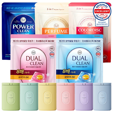 클라 국산 고농축 2in1 실내건조 캡슐세제 듀얼클린 100개