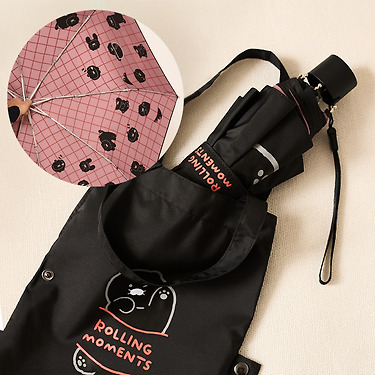 Black MiniPochette Umbrella Chunsik