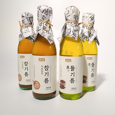 통들깨 저온압착 생들기름 350ml