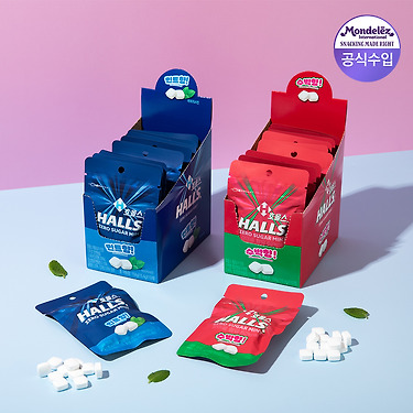 호올스 제로슈가 캔디 15.4g 10개입 민트/수박