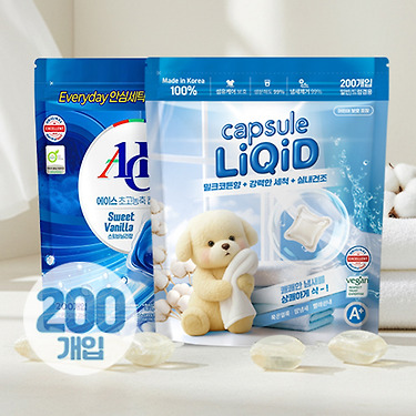 리퀴드 고농축 캡슐세제 200개입