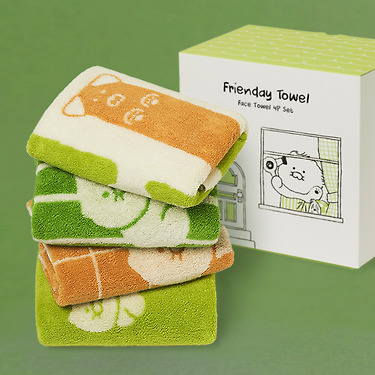KAKAO FRIENDS - FRIENDAY 4P Set Vert& Chunsik