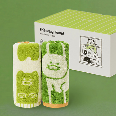 FRIENDAY 2P Set Green& Chunsik Serviette