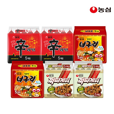 [카카오톡]농심 신신너너짜짜 30입 (신라면10+너구리10+짜파게티10) (20,210원/무료)