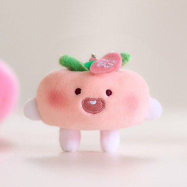 Peach Peach Keychain Plush Flat Little Apeach