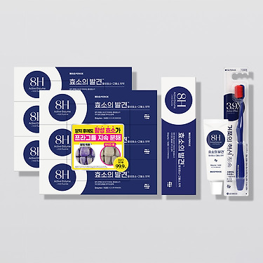 [Kakao] [카카오] 페리오 효소의발견 1450 고불소 치약 시그니처민트 100g 7개 +치약 20g+칫솔 1입 증정 (28,900원/무료)