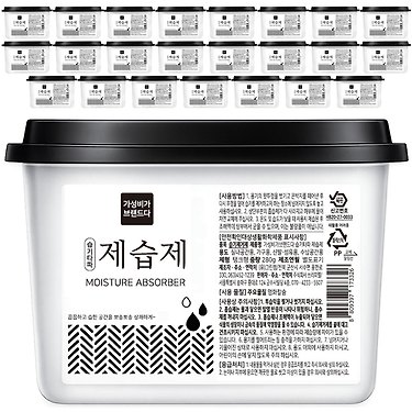 [톡딜] 습기타파 제습제 280G x 24개 외 생필품 할인전 (15,900원/무료)