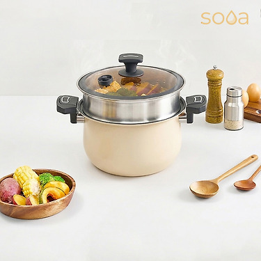 [톡딜] 수아 IH 2in1 대용량 저압냄비 10L (29,800원/무배)