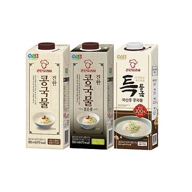 [톡딜] [카카오톡] 정식품 진한 콩국물 950ml x 6팩 (11,900원/무료)