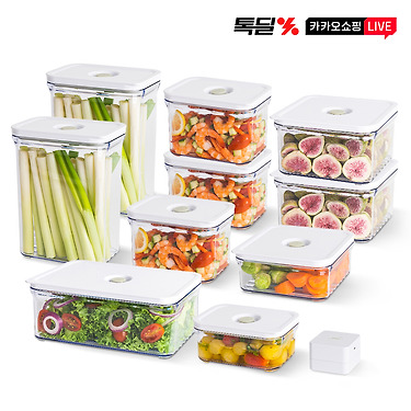 [톡딜] 파워 바큠 진공용기 11p+사은품증정 (113,050원/무료)