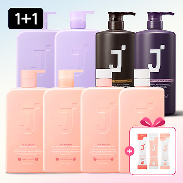 [톡딜] 제이숲 단백질 샴푸/트리트먼트/바디제품 1+1 (23,900원/무료)