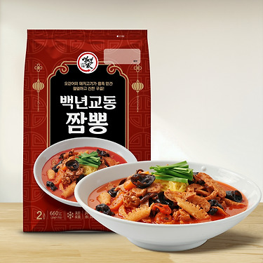 [톡딜] 백년교동 짬뽕/짜장면 밀키트 3팩(6인분) (17,900원~/무료)