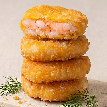 [카카오톡딜]리얼통살 새우까스 패티 800g (15,900원 무배)